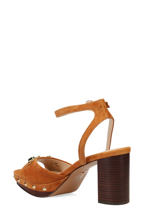 Pelle Moda Anara Platform Sandal In Cognac