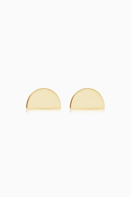 Shop Oradina 14k Yellow Gold Cabana Studs