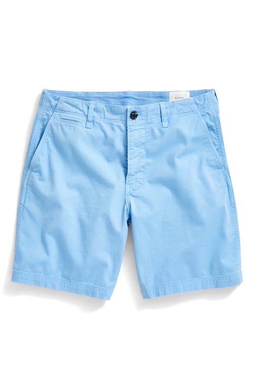 Men's Cotton Blend Chino Shorts in French Blue