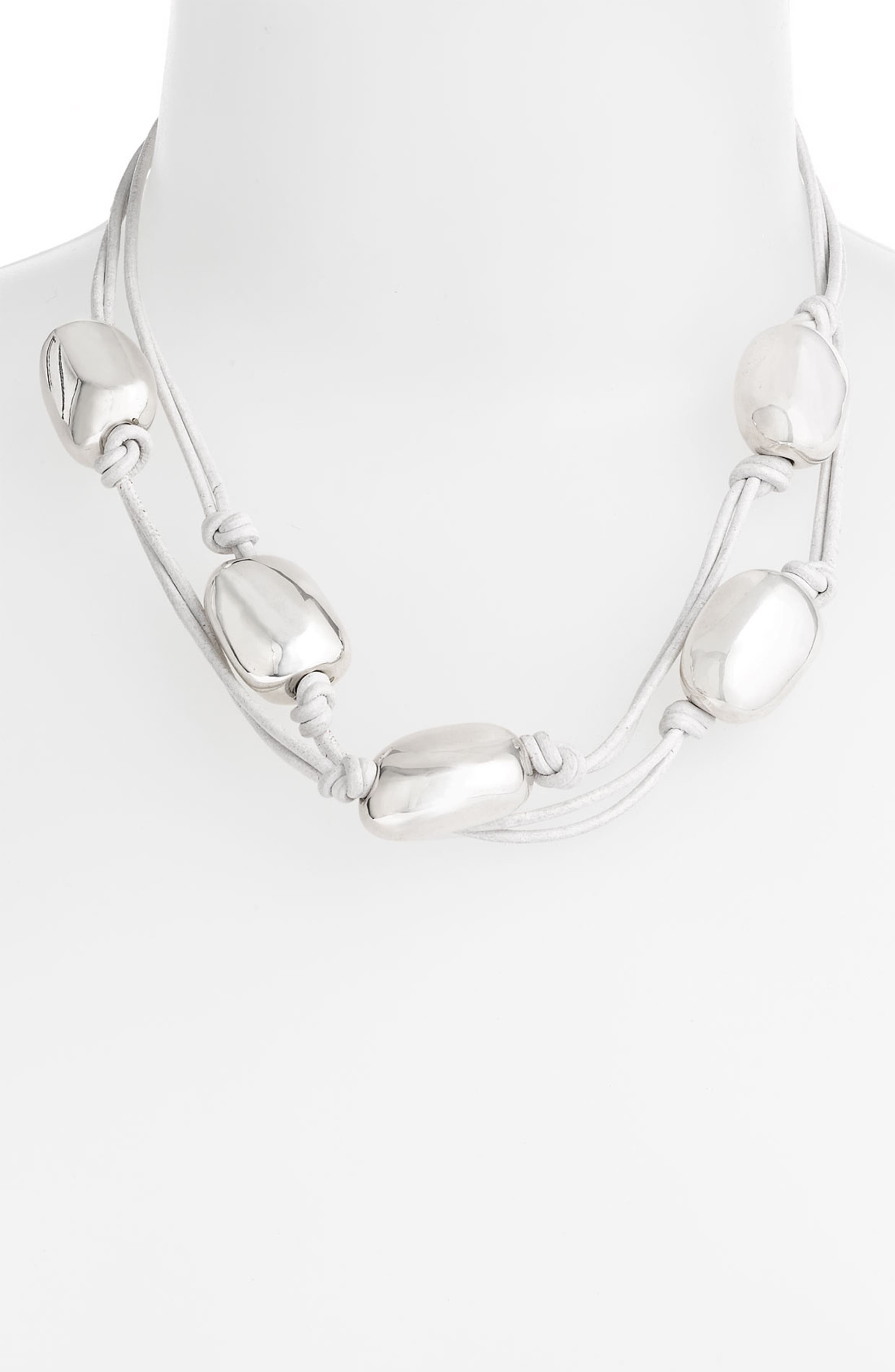 Simon Sebbag 5-Bead Leather Necklace | Nordstrom