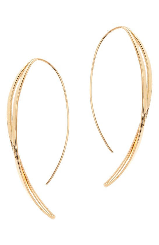 LANA JEWELRY 'TWIST HOOKED ON HOOP' EARRINGS,2060-700000000-01