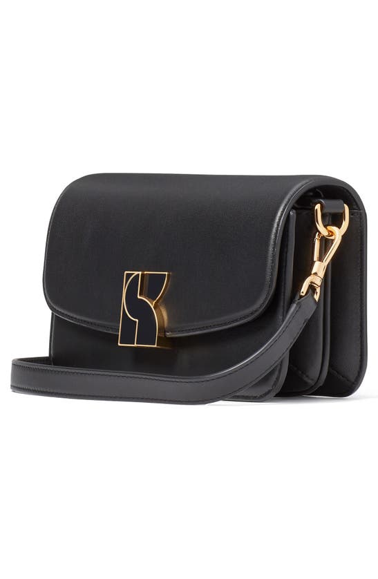 Kate Spade New York Dakota Smooth Leather Small Crossbody In Black