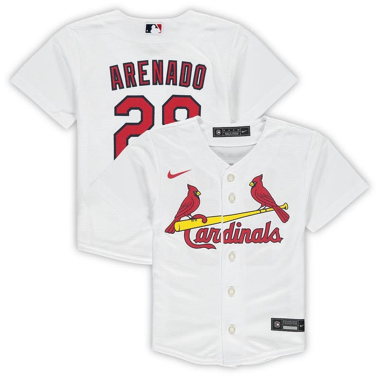 Nolan Arenado St. Louis Cardinals Signed White Nike Replica Jersey