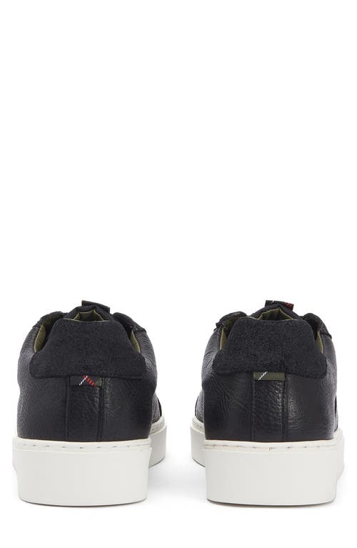 Barbour Ponting Sneaker In Black