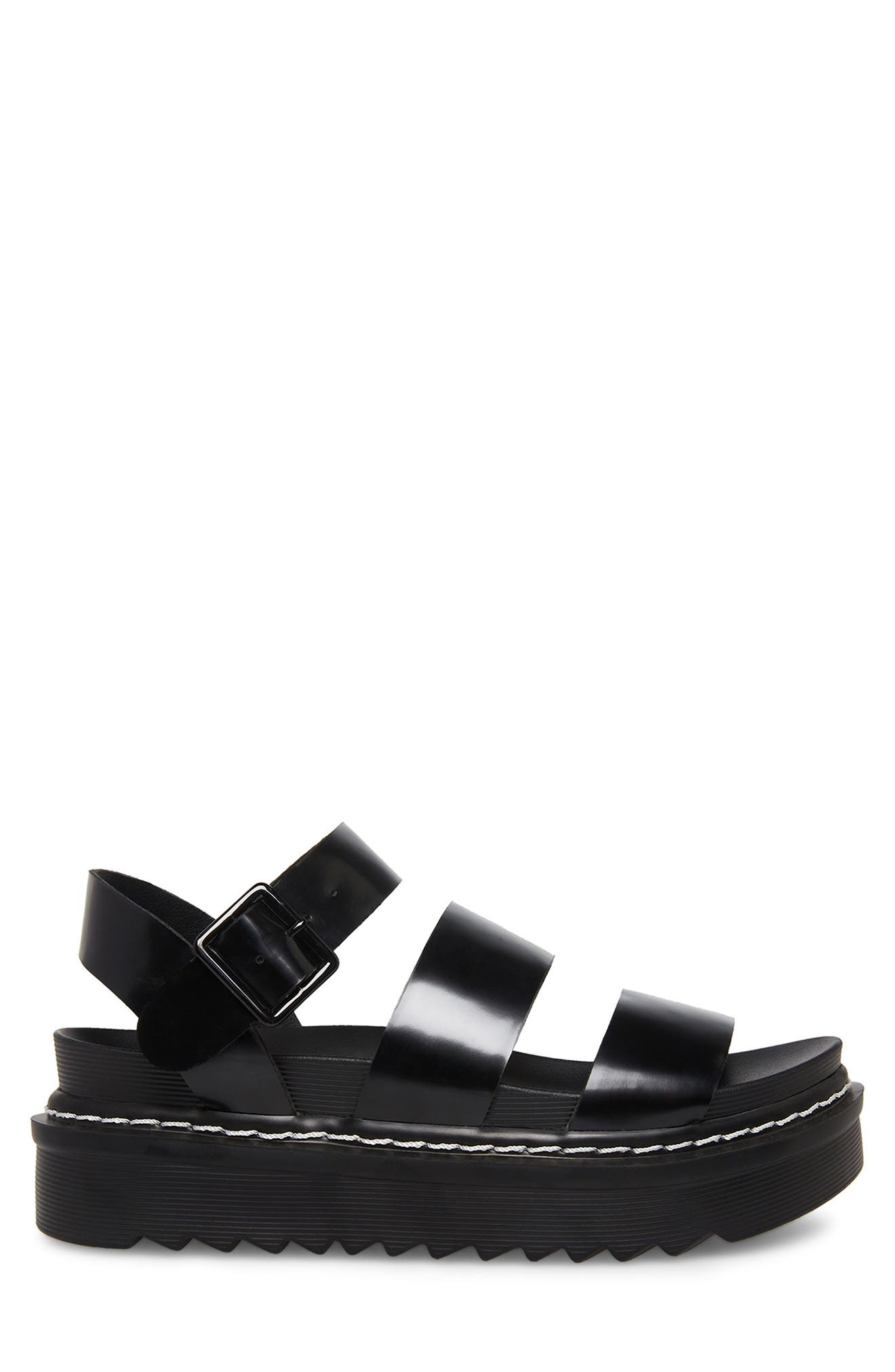 Madden Girl Dazze Strappy Platform Sandal In Black Box Pu ModeSens