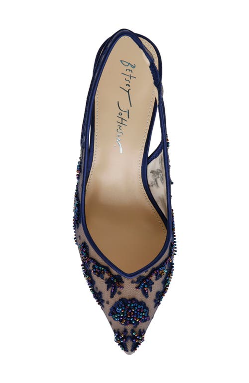 BETSEY JOHNSON BETSEY JOHNSON NIKKI POINTED TOE SLINGBACK PUMP