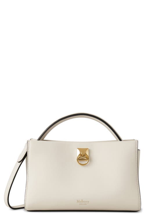 Mulberry Mini Iris Micro Classic Grained Leather Crossbody Bag in Eggshell at Nordstrom