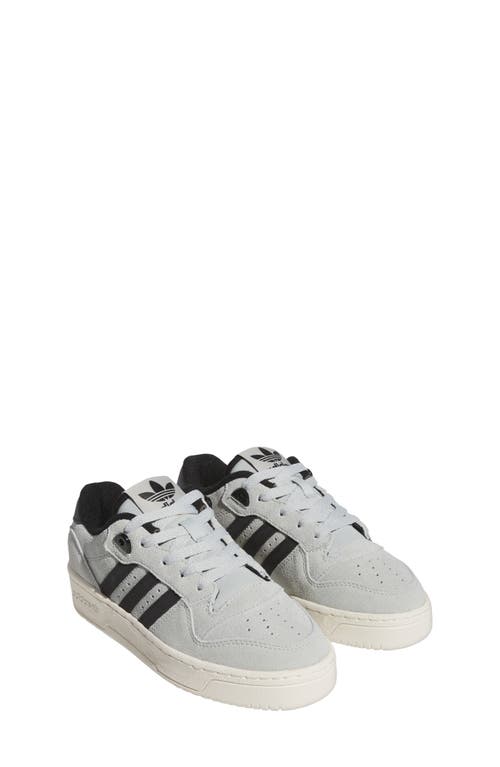 Shop Adidas Originals Adidas Kids' Rivalry Low Sneaker In Silver/black/off White