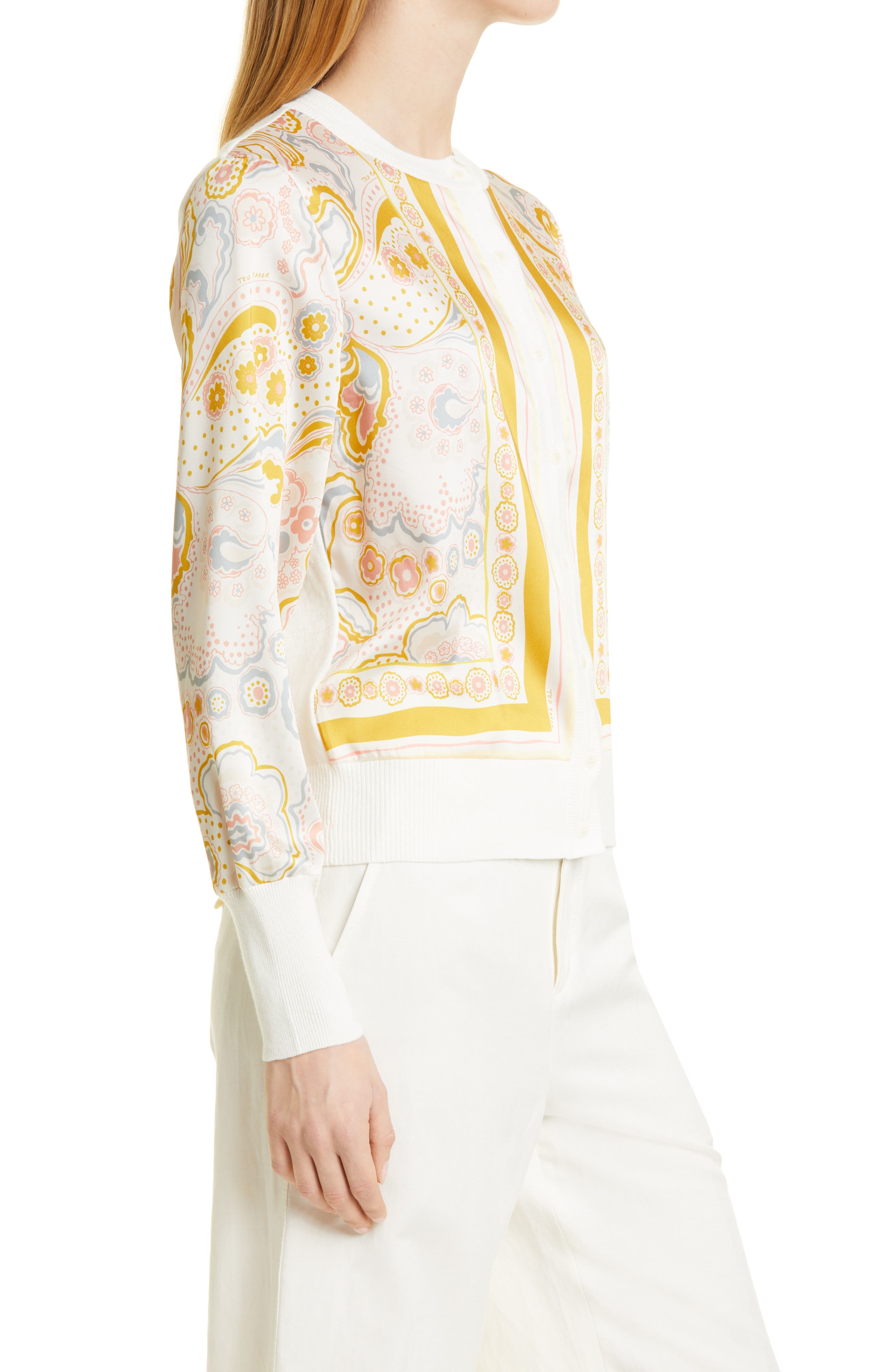 ted baker white cardigan