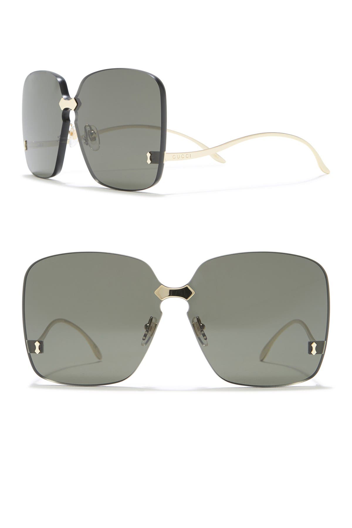 Gucci 99mm oversized sunglasses Clearance