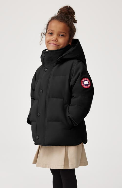 Shop Canada Goose Kids' Snowy Owl Down Parka In Black