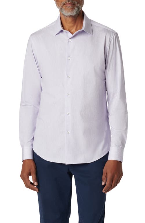 Bugatchi James OoohCotton Chambray Print Button-Up Shirt at Nordstrom,