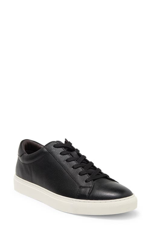 Shop Vittorio Russo Adan Low Top Sneaker In Tumbled/valentina Black