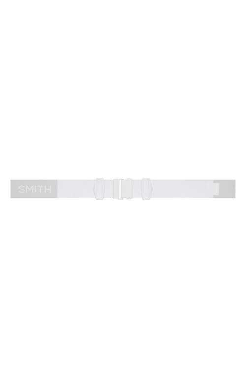 Shop Smith I/o Mag™ 164mm Snow Goggles In White Vapor/chromapop Green