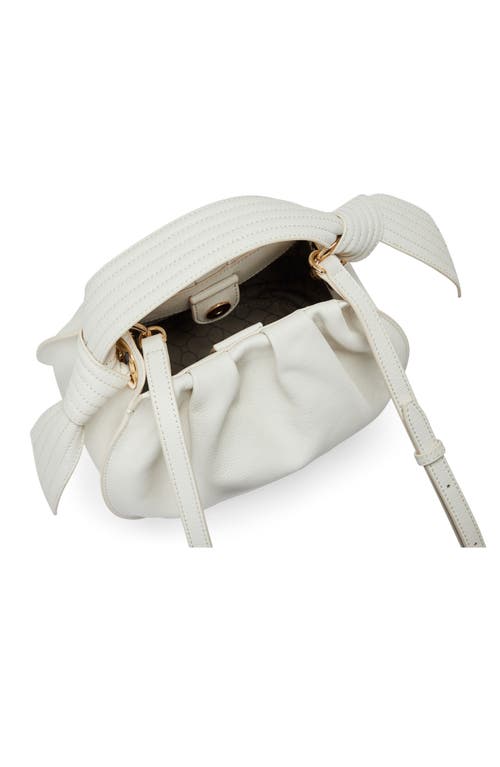 Shop Oryany Selena Leather Bucket Bag In Cloud