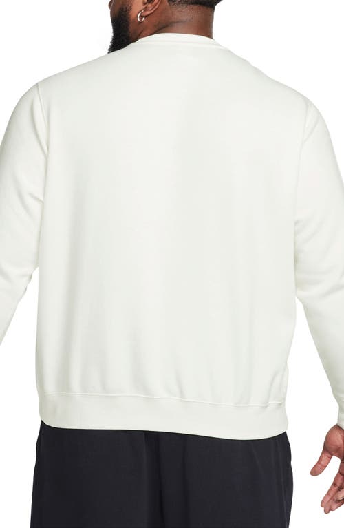 Shop Nike Club Crewneck Sweatshirt In Sail/white