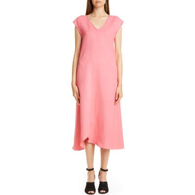 Zero + Maria Cornejo Circle Swing Midi Dress, Pink