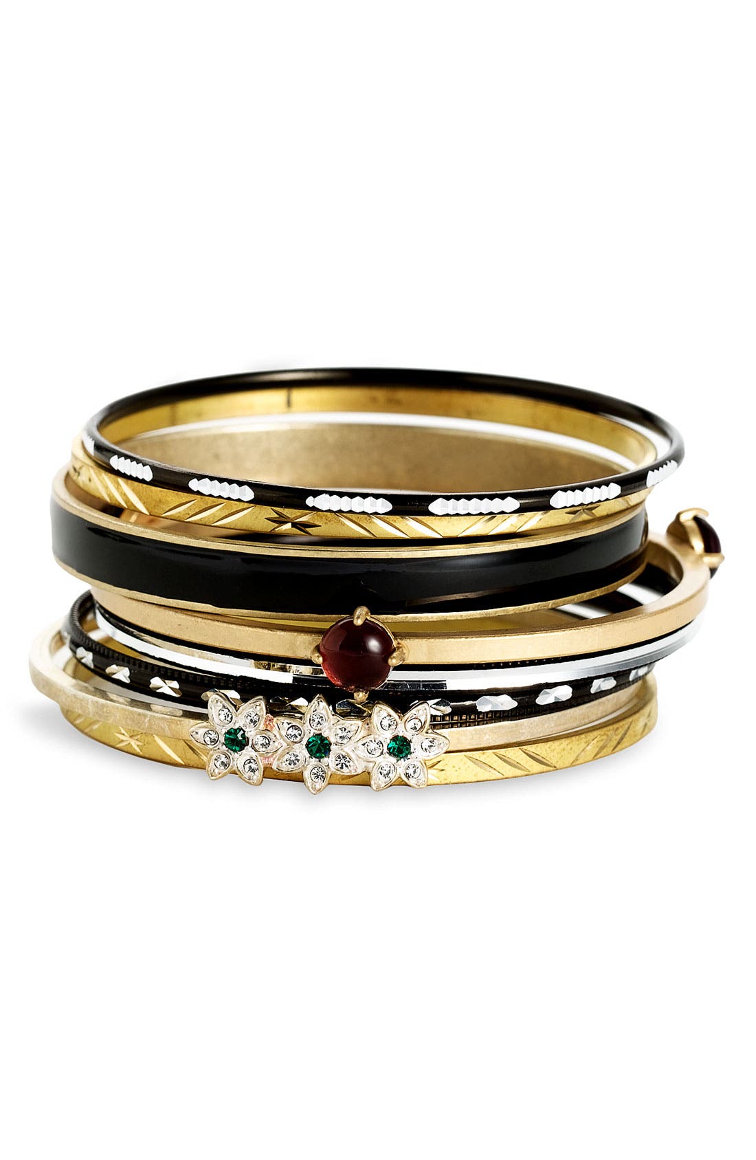 Juicy Couture 'Winter Bloom' Bangles (Set of 8) Nordstrom