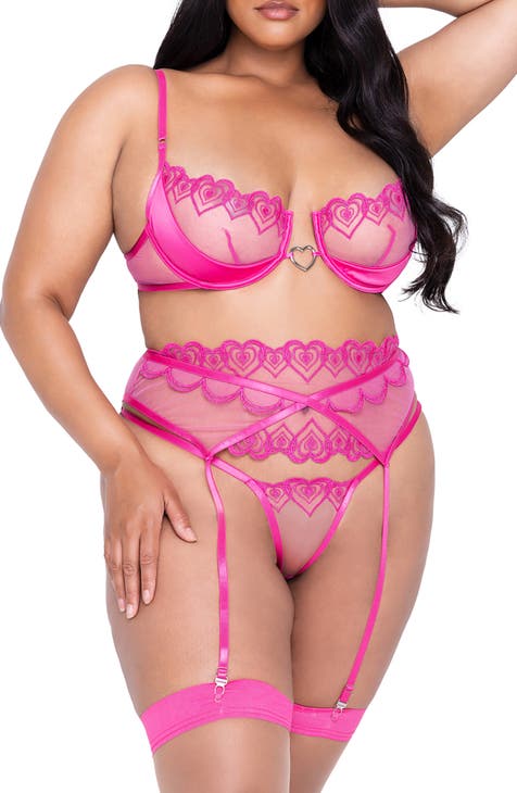 Luxury Mini G-string Queen of Love Pink by Lucky Cheeks -  Sweden
