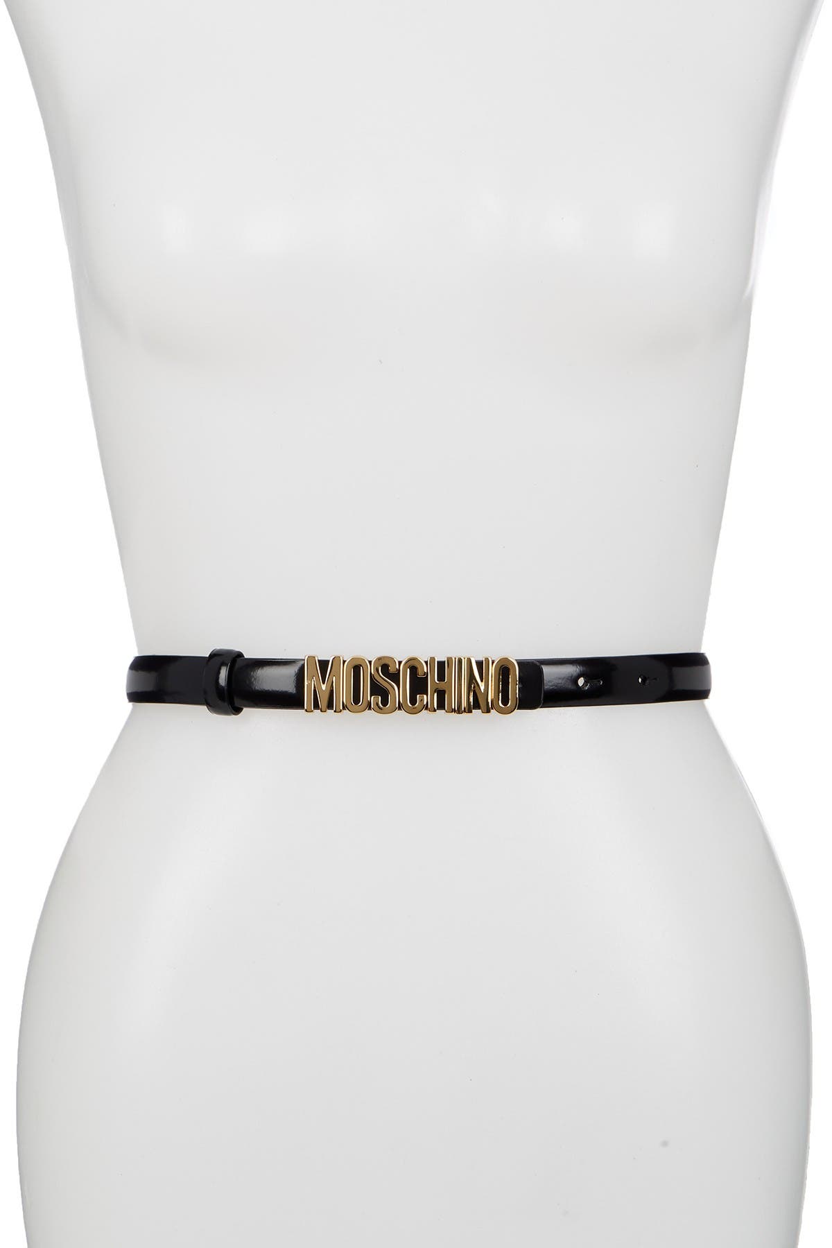 MOSCHINO | Leather Logo Belt 