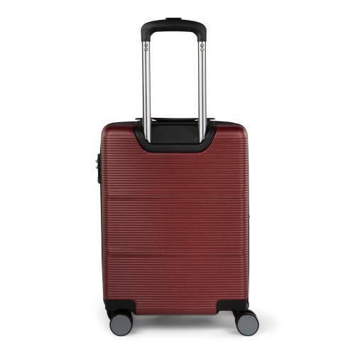 Shop Bugatti Brussels 3 Piece Hardside Luggage Set With Expansion In Deepred