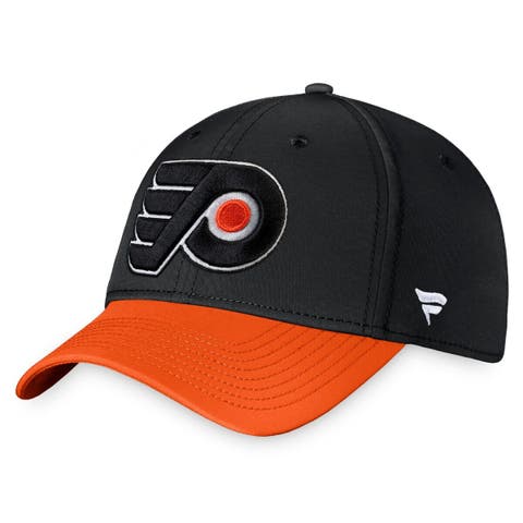 NHL Philadelphia Flyers Core Fitted Hat, Men's, Size 7, Black