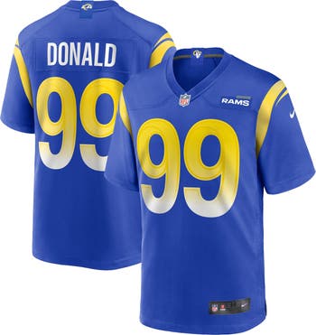 Men's Nike Aaron Donald Royal Los Angeles Rams Vapor Limited Jersey Size: Medium
