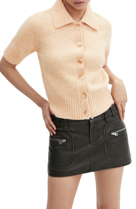 Women's Beige Cardigan Sweaters