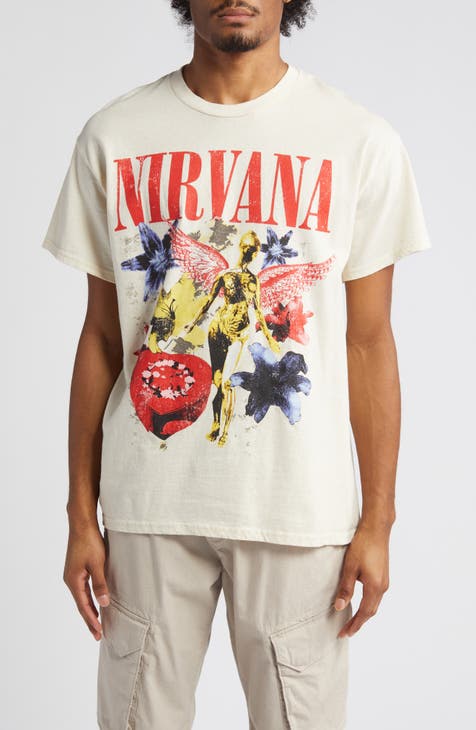 Nirvana Floral Unplugged Graphic T-Shirt