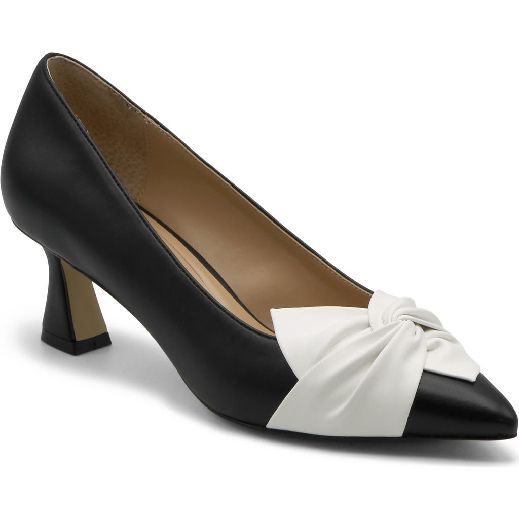 Charles By Charles David Avril Pointed Toe Pump In Blackwhite-sm