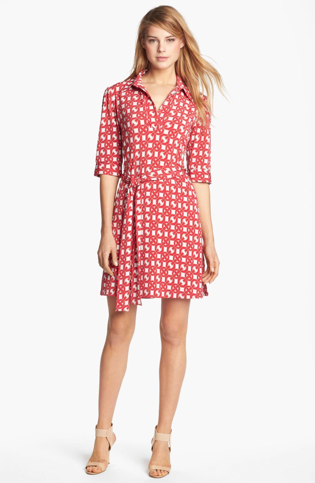 Laundry by Shelli Segal Print Jersey Shirtdress Nordstrom