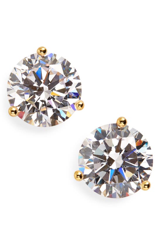 Nordstrom Cubic Zirconia Stud Earrings In Gold