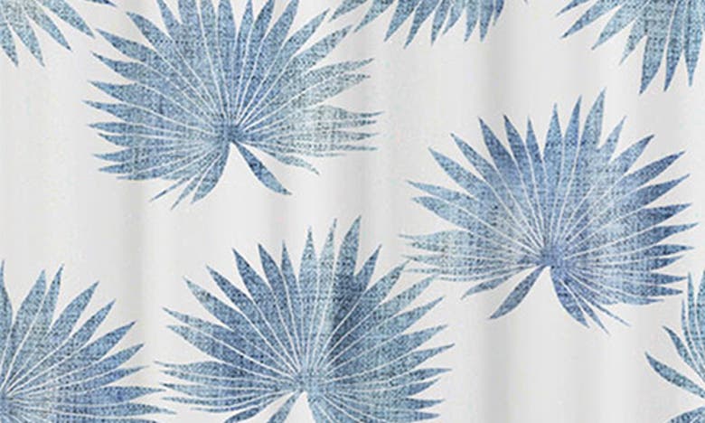 Shop Deny Designs Sun Palm Chambray Shower Curtain In Blue
