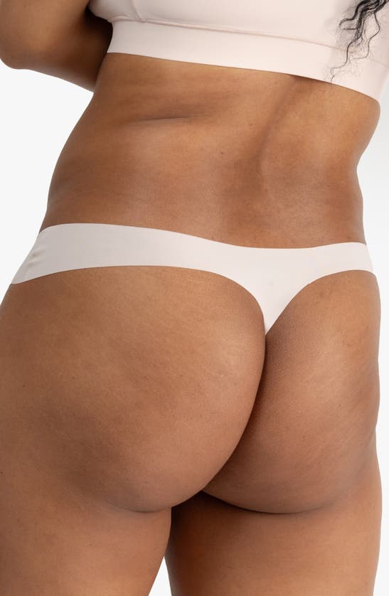 Uwila Warrior Better Briefs Thong In Rose Quartz