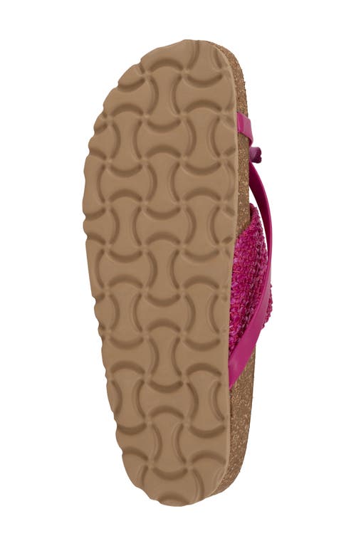Italian Shoemakers Patrisha Platform Slide Sandal In Fuschia