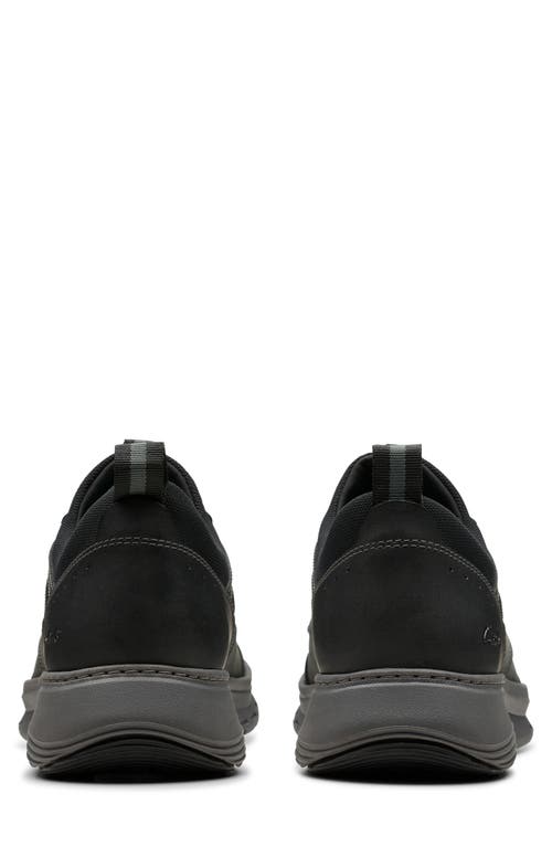 Clarks Collection Men's Motion Trek Ez Shoes In Black Leather