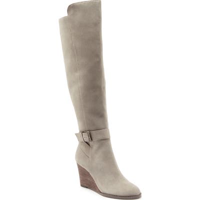 Sole Society Paloma Knee High Boot- Grey