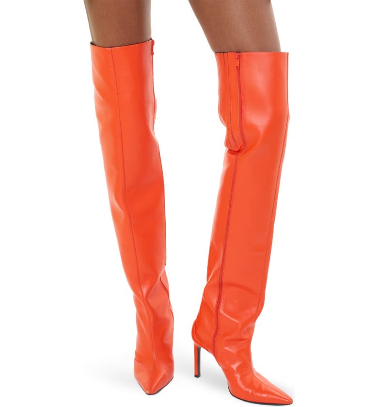 Courrèges Sharp Stiletto Pointed Toe Over the Knee Boot | Nordstrom