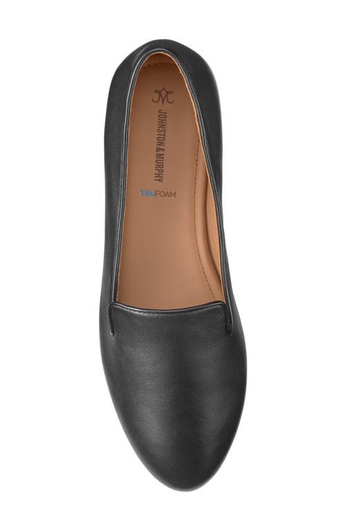 Shop Johnston & Murphy Delanie Loafer In Black Glove Leather