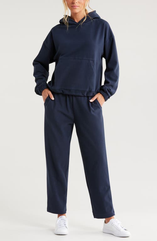 Zella Micro Fleece Joggers In Navy Sapphire