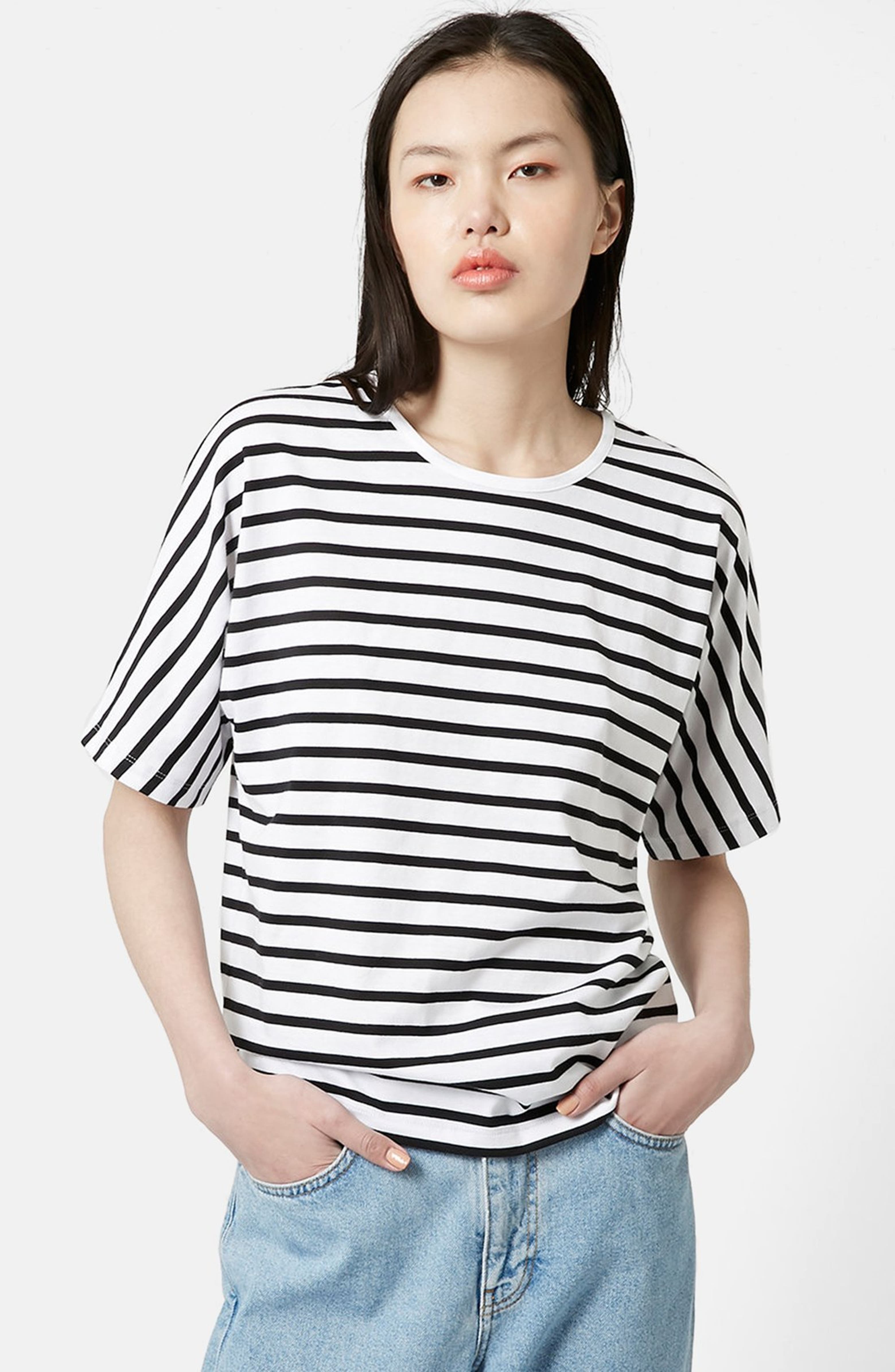 Topshop Boutique Seamless Stripe Tee | Nordstrom