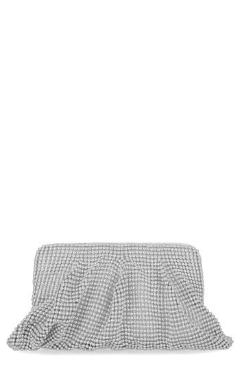 Jessica Mcclintock Lorana Clutch In Silver