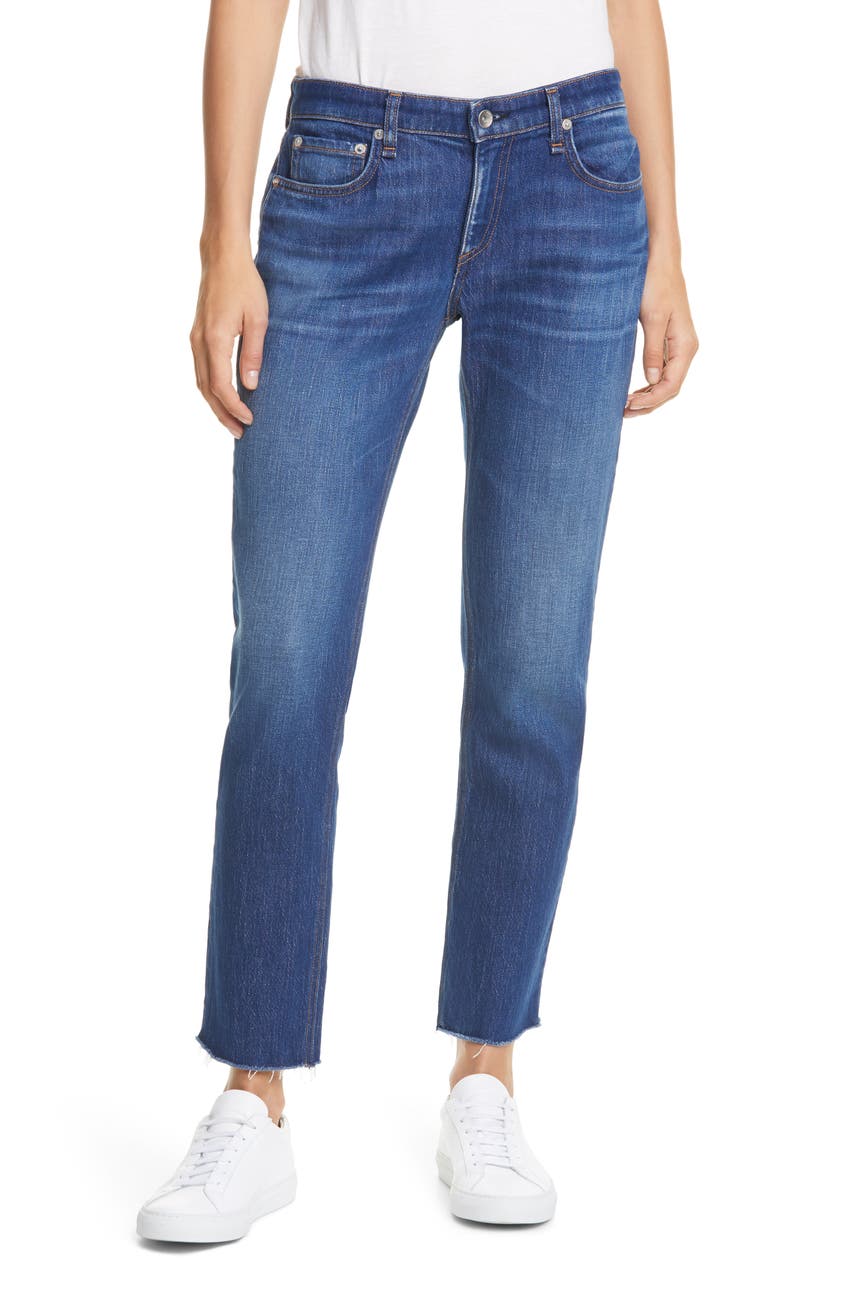 Rag & Bone Dre Raw Hem Slim Boyfriend Jeans HauteLook