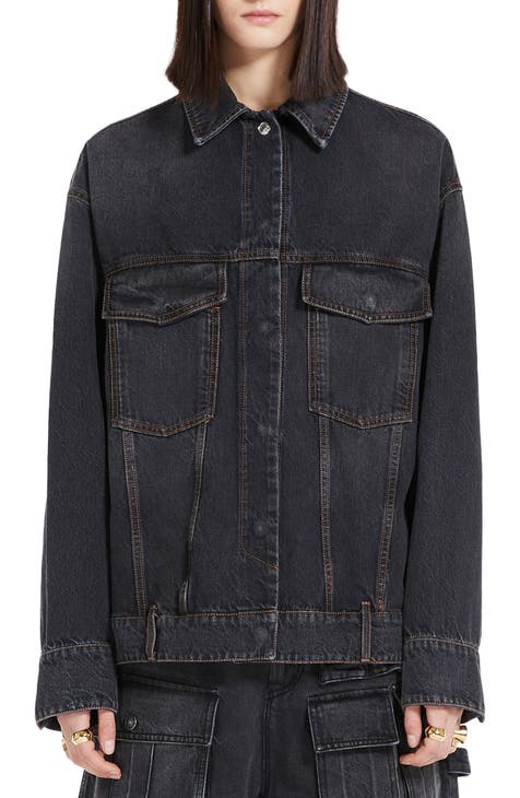 Black denim jacket clearance nordstrom