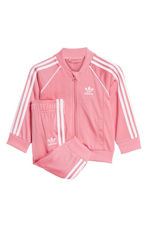 Shop Adidas Originals Adidas Adicolor Superstar Track Jacket & Joggers Set In Rose Tone