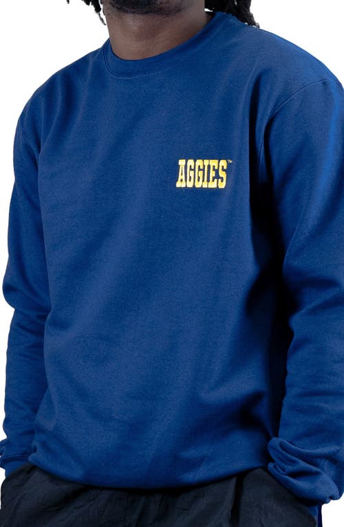 Aggies Embroidered Sweatshirt in Navy