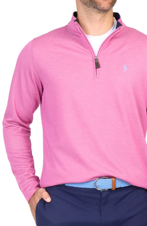 TAILORBYRD TAILORBYRD MODAL BLEND QUARTER ZIP PULLOVER