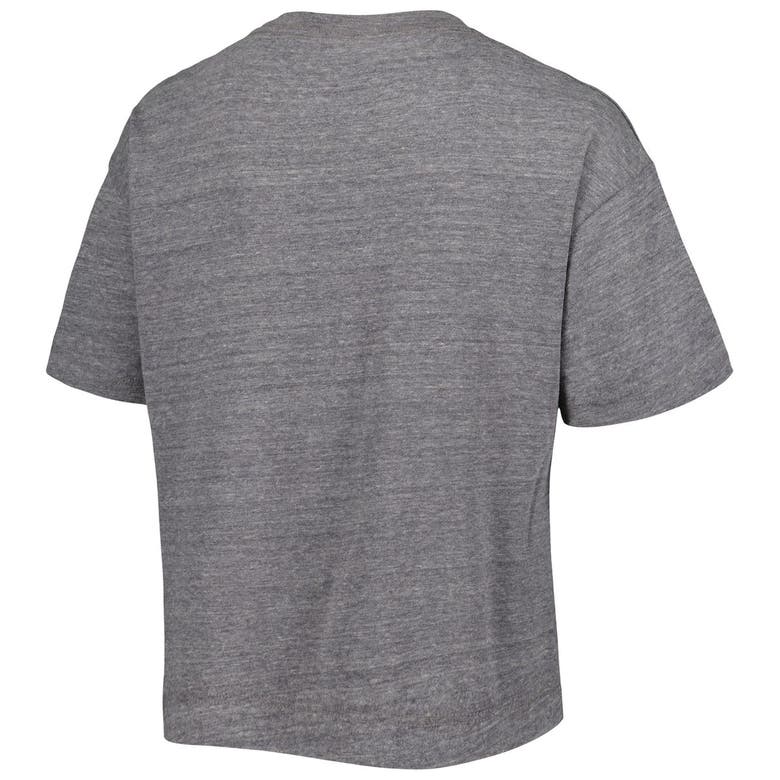 League Collegiate Wear Heather Gray Kentucky Wildcats Intramural Midi Seal Tri-blend T-shirt
