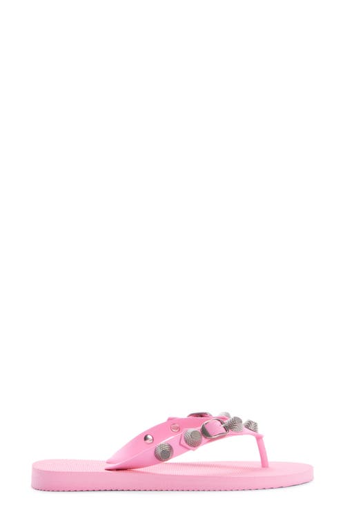 Shop Balenciaga Cagole Flip Flop In Light Pink