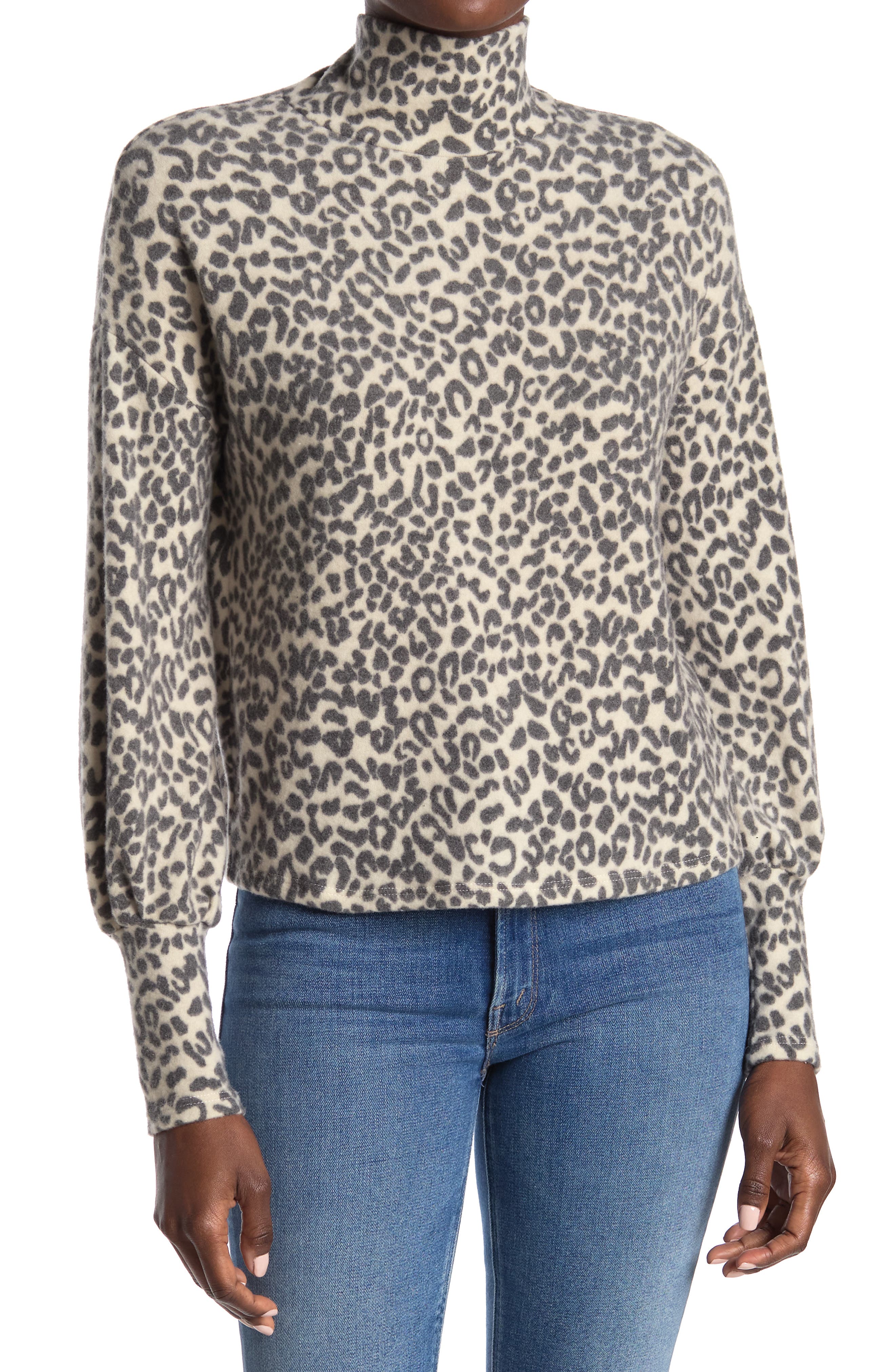 soft leopard sweater